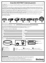 Предварительный просмотр 16 страницы Bestway 6942138939552 Owner'S Manual