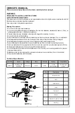 Предварительный просмотр 3 страницы Bestway 6942138974997 Owner'S Manual