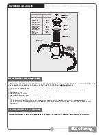 Предварительный просмотр 9 страницы Bestway FlowClear 58121 Owner'S Manual