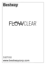 Preview for 1 page of Bestway FLOWCLEAR 58700 Owner'S Manual