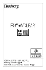 Bestway FlowClear Owner'S Manual предпросмотр