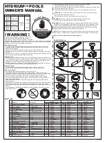 Preview for 5 page of Bestway HYDRIUM Series Owner'S Manual