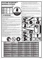 Preview for 17 page of Bestway HYDRIUM Series Owner'S Manual