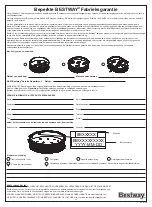 Preview for 43 page of Bestway HYDRIUM Series Owner'S Manual