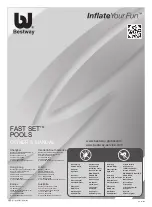 Bestway Inflate Your Fun FAST SET Owner'S Manual предпросмотр