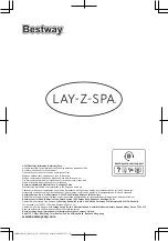Bestway LAY-Z-SPA S100203 Owner'S Manual preview