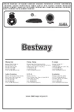 Preview for 28 page of Bestway P3052 Operating Instructions Manual