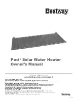 Bestway Pool+ Owner'S Manual preview