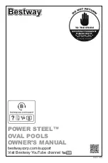 Bestway Power Steel Series Owner'S Manual предпросмотр