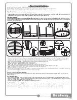 Preview for 5 page of Bestway ROYAL FRAME POOL Owner'S Manual