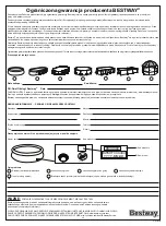 Preview for 48 page of Bestway STEEL PRO 13633 Owner'S Manual