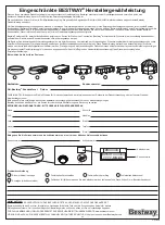 Preview for 20 page of Bestway STEEL PRO 56401 Owner'S Manual