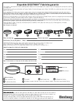 Preview for 28 page of Bestway STEEL PRO 56401 Owner'S Manual