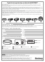 Preview for 48 page of Bestway STEEL PRO 56401 Owner'S Manual