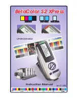 Beta industries BetaColor S2 XPress Instruction Manual предпросмотр