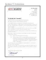 Предварительный просмотр 82 страницы Beta Marine Beta 30 Operator'S  Maintenance Manual