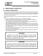 Preview for 92 page of Beta Max MAXIAL TRACK HOIST Use And Maintenance Instruction Manual