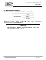 Preview for 93 page of Beta Max MAXIAL TRACK HOIST Use And Maintenance Instruction Manual