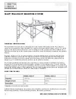 Предварительный просмотр 6 страницы Beta Max SCAFF-TRAC 6-11 Operator'S Manual