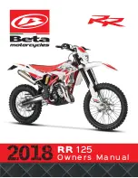 Beta Motorcycles RR 125 2018 Owner'S Manual preview