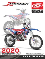 Предварительный просмотр 1 страницы Beta Motorcycles Xtrainer 300 2T 2020 Owner'S Manual