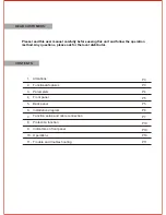 Preview for 2 page of Beta Three BA1602 User Manual