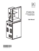 Предварительный просмотр 1 страницы Beta Three CS4615A User Manual