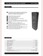 Preview for 2 page of Beta Three ES306 User Manual