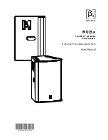 Preview for 1 page of Beta Three MU15a User Manual