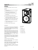 Preview for 4 page of Beta Three MU15a User Manual