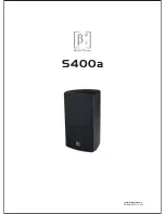 Предварительный просмотр 1 страницы Beta Three S400a User Manual