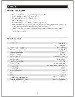 Preview for 3 page of Beta Three S400a User Manual