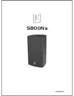 Предварительный просмотр 1 страницы Beta Three S800Na User Manual