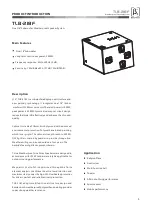 Preview for 4 page of Beta Three TLB-218F User Manual