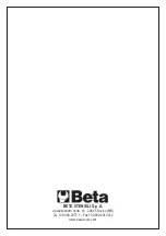 Preview for 87 page of Beta 005640613 Operation Manual And Instructions