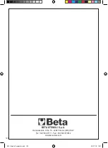 Preview for 120 page of Beta 006820006 Operation Manual And Instructions