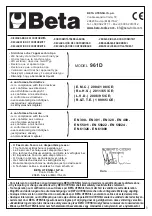 Предварительный просмотр 3 страницы Beta 009610500 Instructions For Use Manual