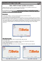 Preview for 60 page of Beta 014640050 Instructions For Use Manual