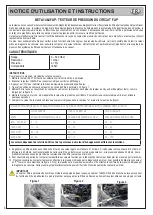 Preview for 4 page of Beta 014640610 Operation Manual And Instructions