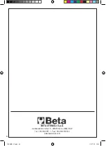 Preview for 44 page of Beta 014980000 Instructions For Use Manual