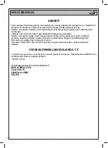 Preview for 52 page of Beta 019240025 Operation Manual And Instructions