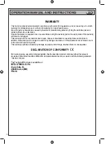 Preview for 12 page of Beta 019300030 Operation Manual And Instructions