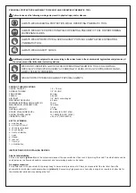 Preview for 5 page of Beta 019320004 Operation Manual And Instructions