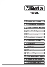 Предварительный просмотр 1 страницы Beta 019330010 Operation Manual And Instructions