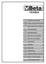 Beta 019330011 Operation Manual And Instructions preview