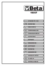 Preview for 1 page of Beta 019350045 Instructions Manual