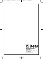 Preview for 59 page of Beta 019370161 Operation Manual And Instructions