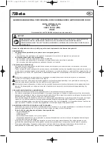 Предварительный просмотр 15 страницы Beta 019370171 Operation Manual And Instructions