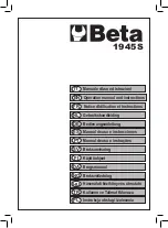 Preview for 1 page of Beta 019450000 Operation Manual And Instructions