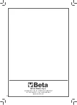 Preview for 88 page of Beta 019450000 Operation Manual And Instructions